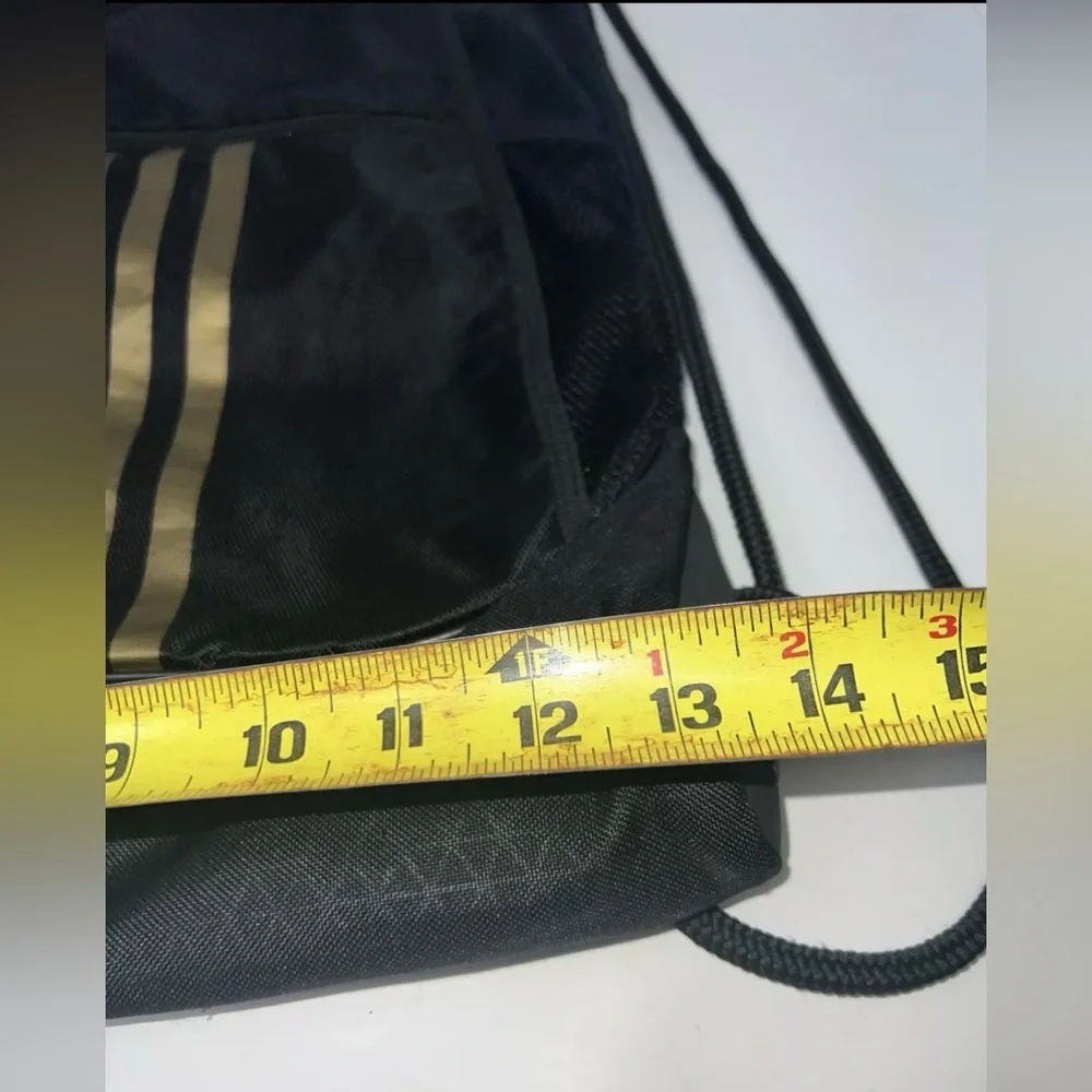 adidas Unisex Alliance II Sackpack, Black/Gold EC